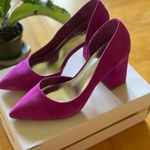 NADINE, FUCHSIA heels by Bleecker & Bond